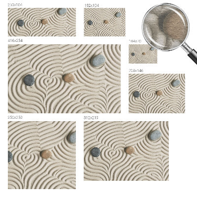 Papel mural texturado decorativo con diseño de ondas armoniosas