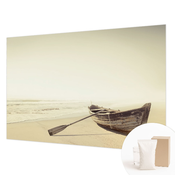 Mural decorativo con motivo de tranquilidad junto al mar