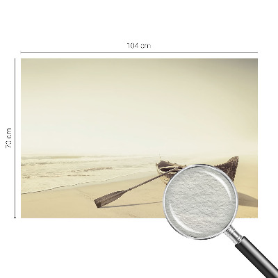 Mural decorativo con motivo de tranquilidad junto al mar