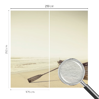 Mural decorativo con motivo de tranquilidad junto al mar