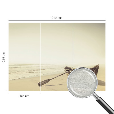 Mural decorativo con motivo de tranquilidad junto al mar