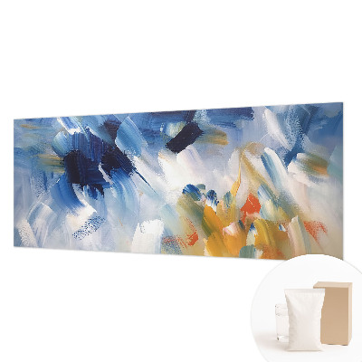 Papel mural con patrón decorativo con trazos coloridos