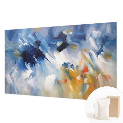 Papel mural con patrón decorativo con trazos coloridos
