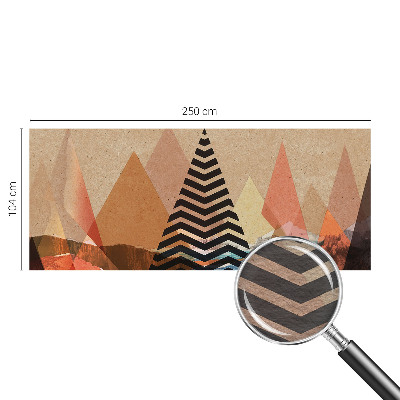 Papel mural texturado decorativo con paisaje abstracto