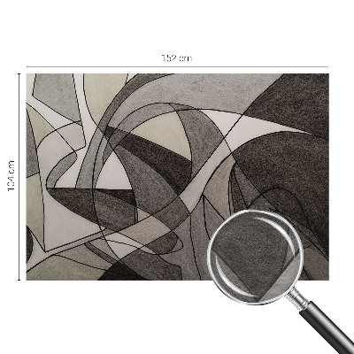 Papel mural con patrón decorativo con motivo de abstracción geométrica