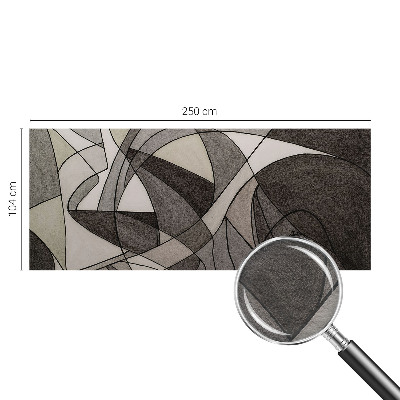 Papel mural con patrón decorativo con motivo de abstracción geométrica