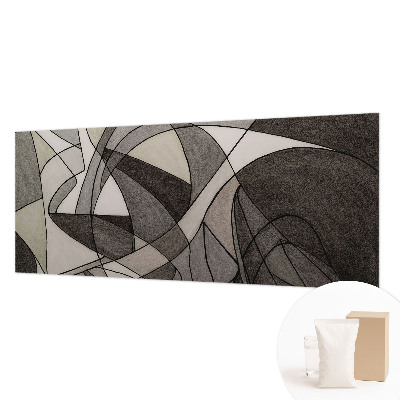 Papel mural con patrón decorativo con motivo de abstracción geométrica
