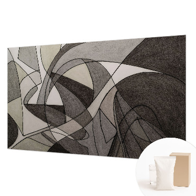 Papel mural con patrón decorativo con motivo de abstracción geométrica