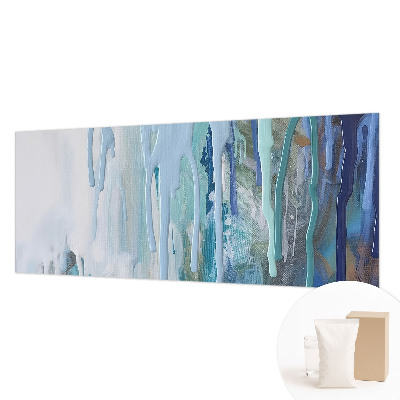 Mural de pared con estampado hermoso con el motivo «Cascadas Azules»