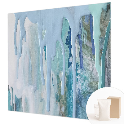 Mural de pared con estampado hermoso con el motivo «Cascadas Azules»