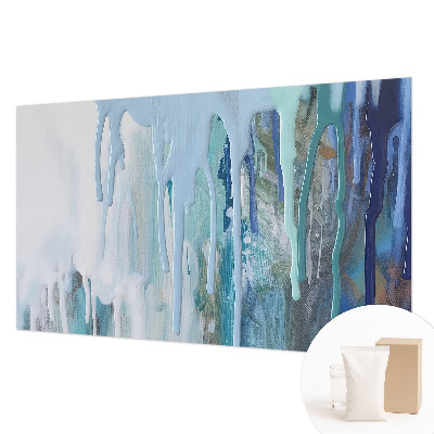Mural de pared con estampado hermoso con el motivo «Cascadas Azules»