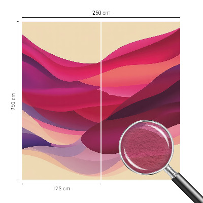 Papel mural texturado decorativo con diseño de ondas líquidas