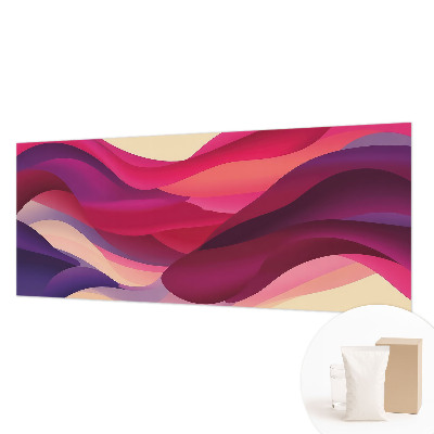Papel mural texturado decorativo con diseño de ondas líquidas