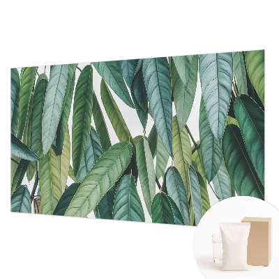 Mural de pared con estampado hermoso con motivo de hojas naturales