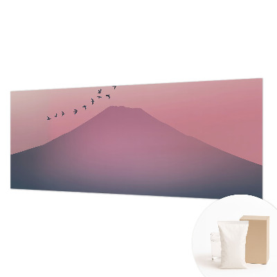 Papel mural con patrón decorativo con diseño «Montaña Oeste»