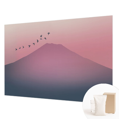 Papel mural con patrón decorativo con diseño «Montaña Oeste»