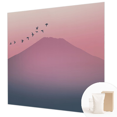 Papel mural con patrón decorativo con diseño «Montaña Oeste»