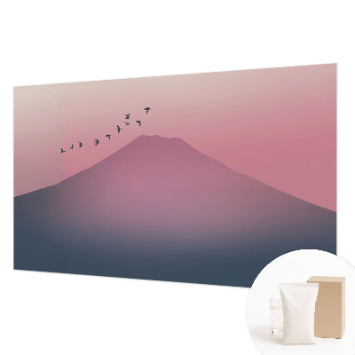 Papel mural con patrón decorativo con diseño «Montaña Oeste»