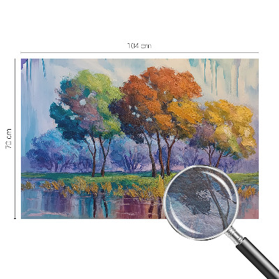 Papel mural texturado decorativo con diseño de abstracción de árbol