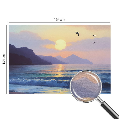 Fotomural decorativo para cabecero de cama con diseño Mar Oeste