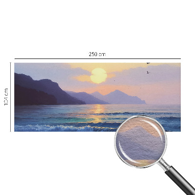 Fotomural decorativo para cabecero de cama con diseño Mar Oeste