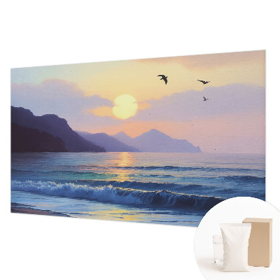 Fotomural decorativo para cabecero de cama con diseño Mar Oeste