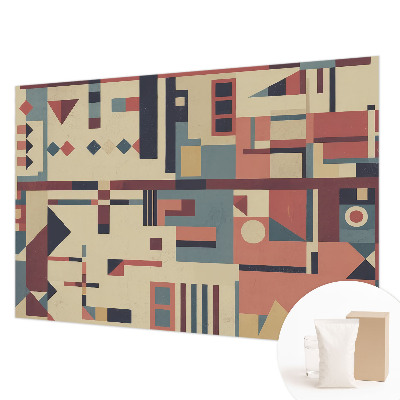 Papel mural texturado decorativo con composición abstracta
