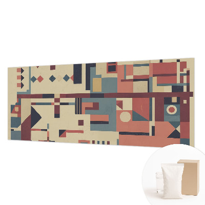 Papel mural texturado decorativo con composición abstracta