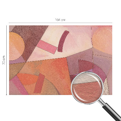 Papel mural con patrón decorativo con formas coloridas