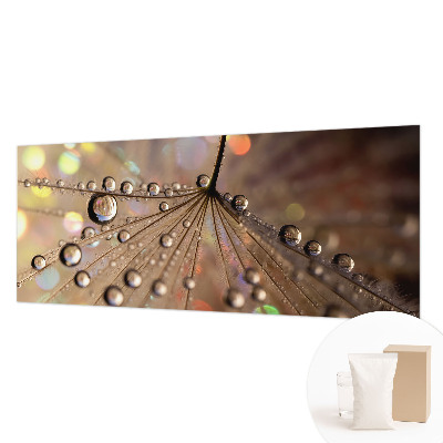 Mural de pared con estampado hermoso con motivo de gotas de perlas