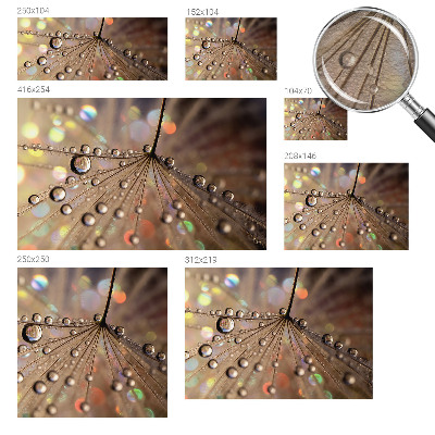 Mural de pared con estampado hermoso con motivo de gotas de perlas