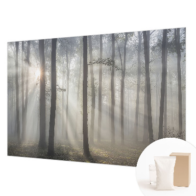 Papel mural texturado decorativo con diseño Bosque etéreo
