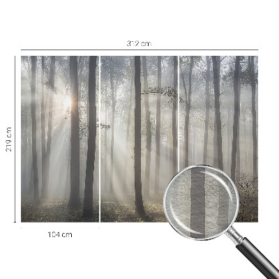 Papel mural texturado decorativo con diseño Bosque etéreo