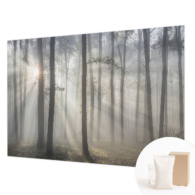 Papel mural texturado decorativo con diseño Bosque etéreo