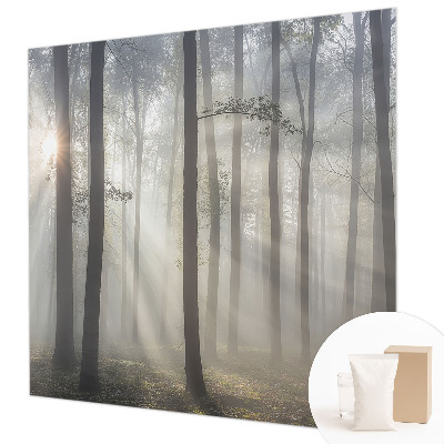 Papel mural texturado decorativo con diseño Bosque etéreo