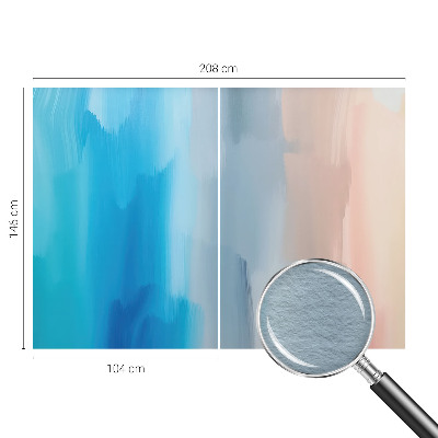 Papel mural con patrón decorativo con un diseño abstracto y colorido