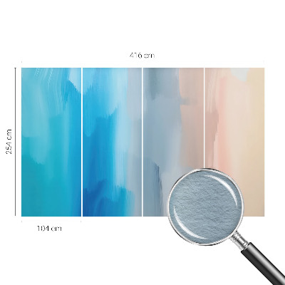 Papel mural con patrón decorativo con un diseño abstracto y colorido