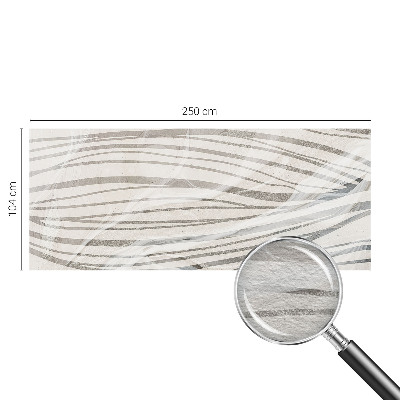 Papel mural texturado decorativo con motivo de líneas onduladas