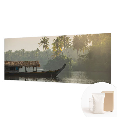 Mural decorativo con motivo de paraíso tropical