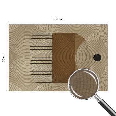 Mural decorativo con diseño 'Geometría de la armonía'