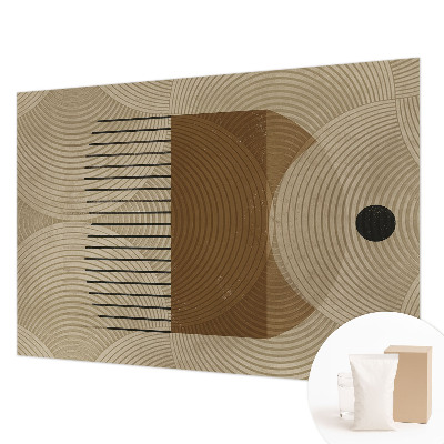 Mural decorativo con diseño 'Geometría de la armonía'