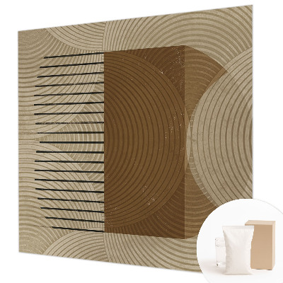 Mural decorativo con diseño 'Geometría de la armonía'