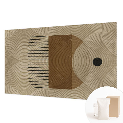 Mural decorativo con diseño 'Geometría de la armonía'