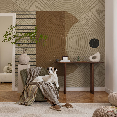 Mural decorativo con diseño 'Geometría de la armonía'