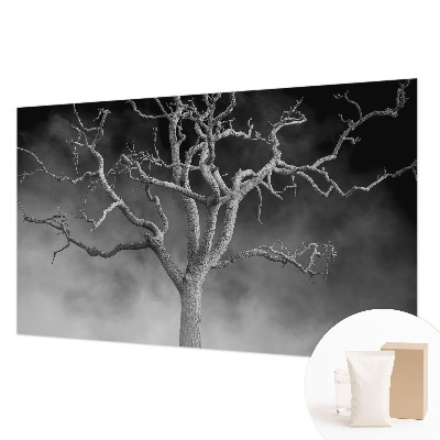 Mural de pared con estampado hermoso con diseño de árbol brumoso