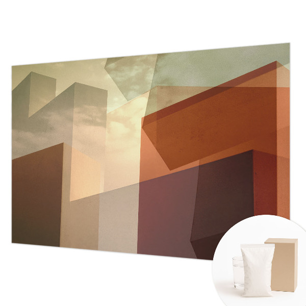 Fotomural decorativo para cabecero de cama con diseños de formas abstractas