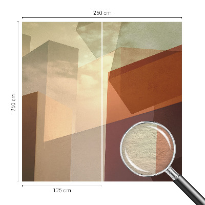 Fotomural decorativo para cabecero de cama con diseños de formas abstractas