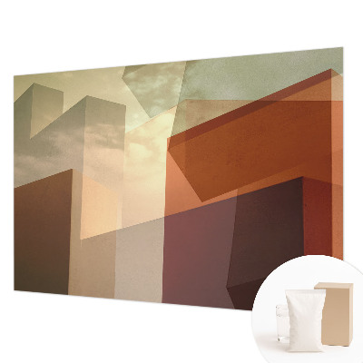 Fotomural decorativo para cabecero de cama con diseños de formas abstractas