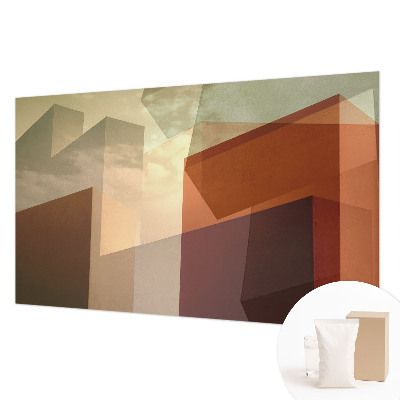 Fotomural decorativo para cabecero de cama con diseños de formas abstractas