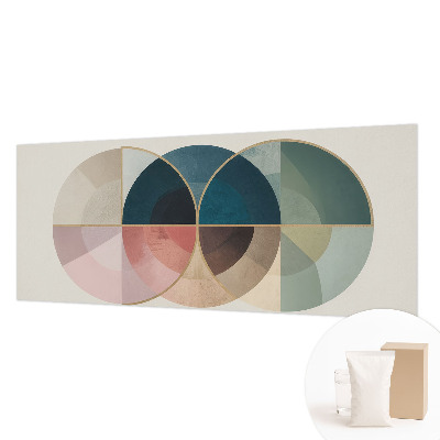 Mural de pared con estampado hermoso con diseño de elegancia geométrica